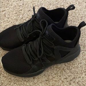 Air Jordan Black Lace up shoes